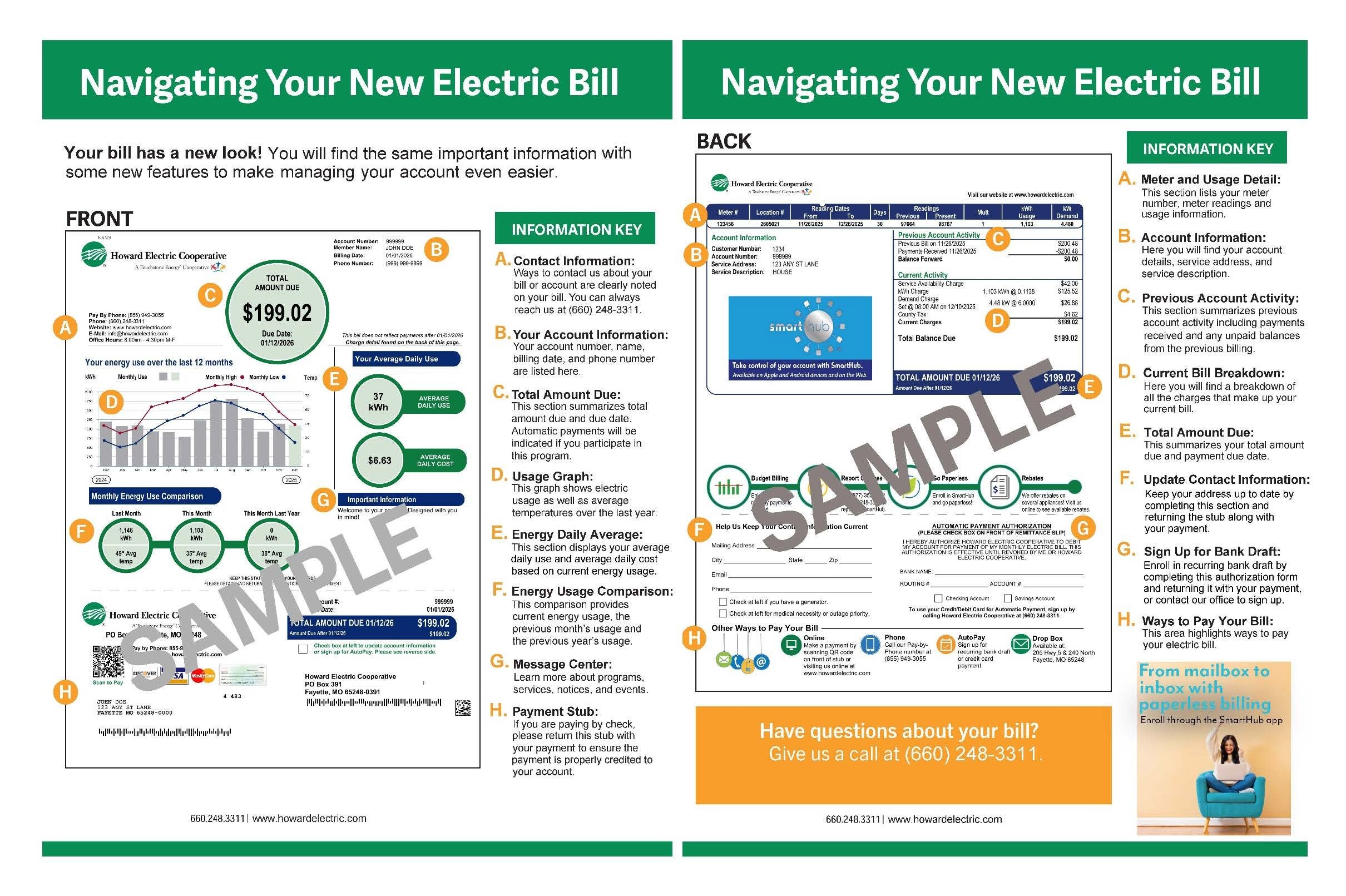 New Electric Bill